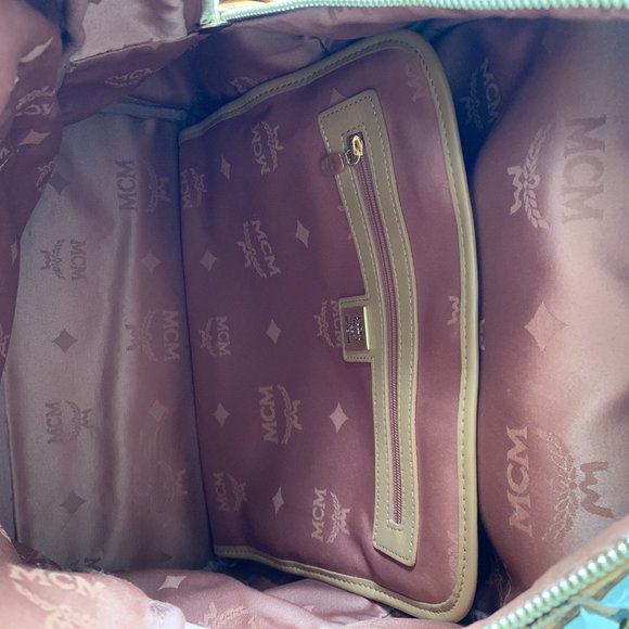 MCM Medium Backpack - Cognac main image 7